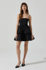 Lbruh Leola Tiered Skater Mini Dress