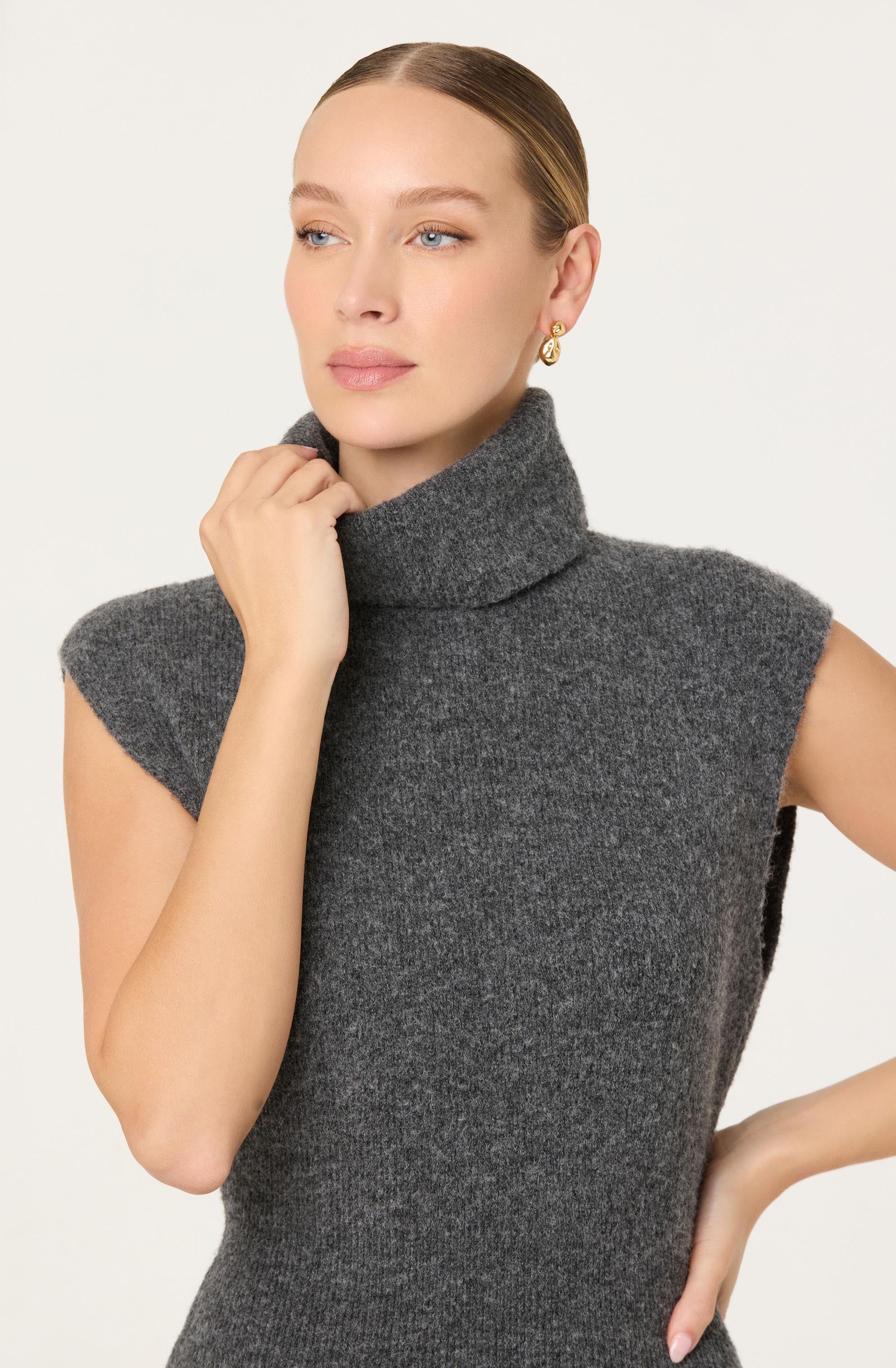 Lbruh Roxanna Turtleneck Sweater Maxi Dress
