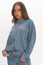 Rodeo Diamante Jacket Washed Blue