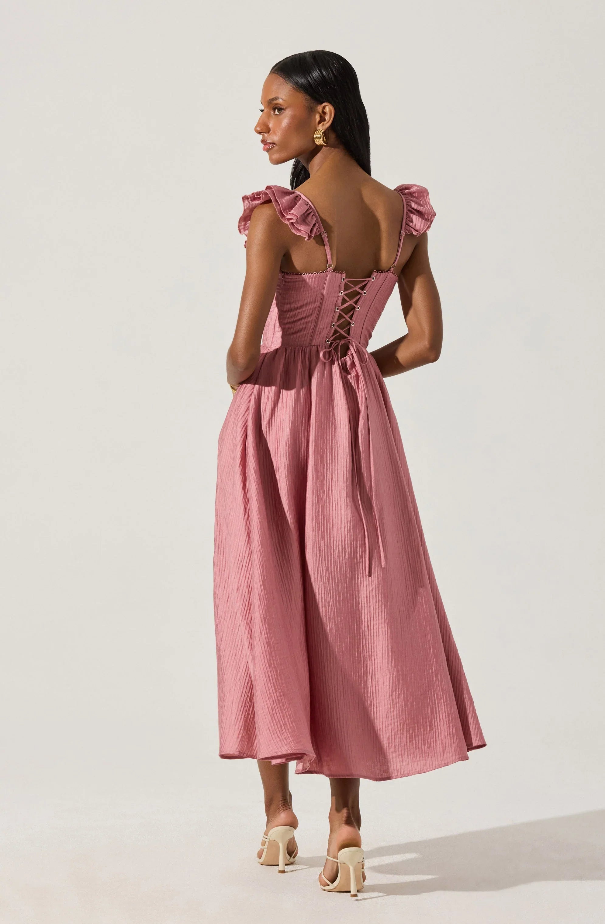 Lbruh Wedelia Bustier Midi Dress