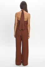 Cheer Wide Leg Pants Chocolate