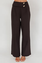 Ishani Hardware Decoration Pants Black