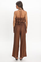 Darylyn Wide Leg Pants Chocolate