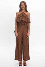 Darylyn Wide Leg Pants Chocolate