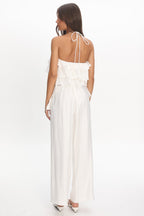 Darylyn Wide Leg Pants Off White