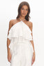 Darylyn Tiered Ruffle Top Off White