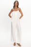 Darylyn Asymmetric Ruffle Jumpsuit Off White