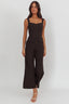 Atheena Faux Pocket Jumpsuit Black