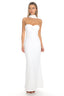 Of The Night Twist Bust Maxi Dress White