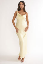 Limelight Luxe Triple Strap Back Maxi Dress Butter