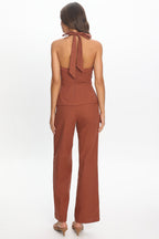 Lioren Wide Leg Pants Chocolate
