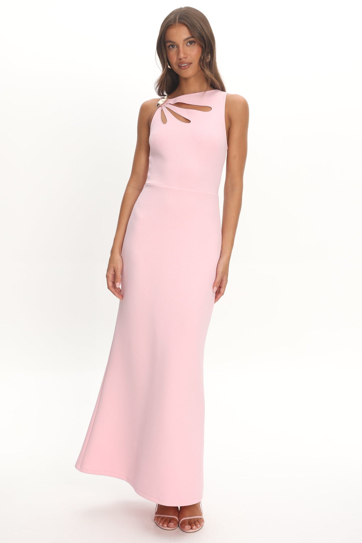 Antwerp Cut-Out Bust Maxi Dress Pink Main image