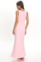 Antwerp Cut-Out Bust Maxi Dress Pink
