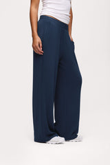 Slinky Rib Lounge Pant | Navy