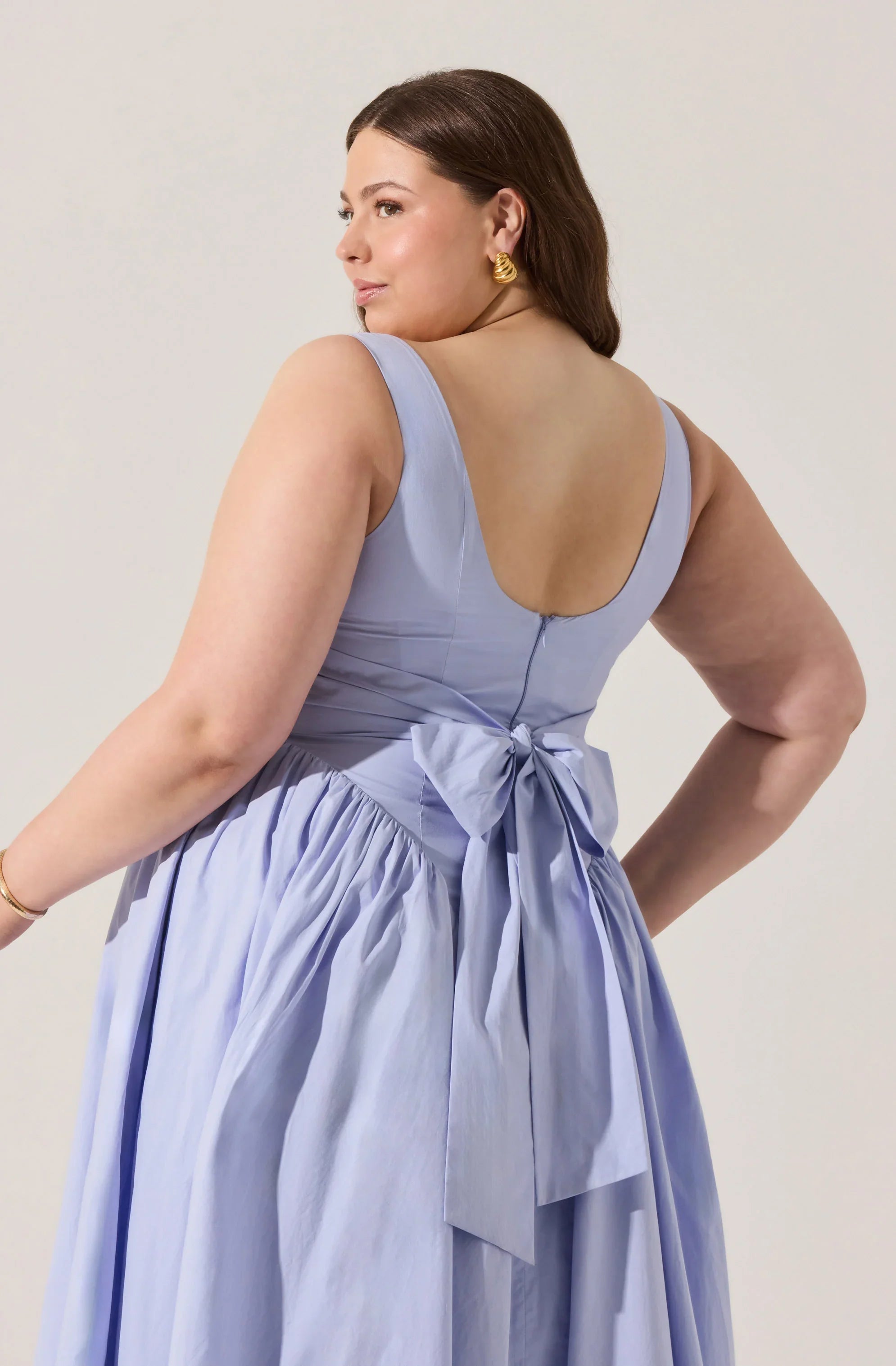 Lbruh Vinya Poplin Drop Waist Dress