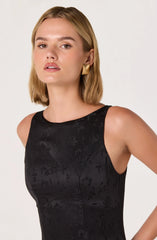 Lbruh Jacquard Drop Waist Mini Dress