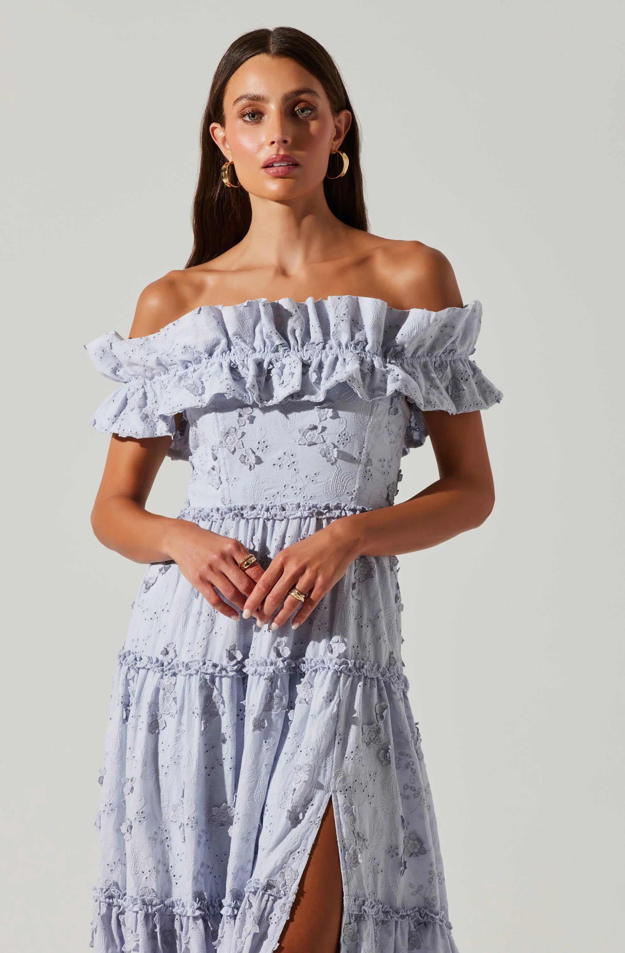 Inixyf Piccola Off Shoulder Maxi Dress