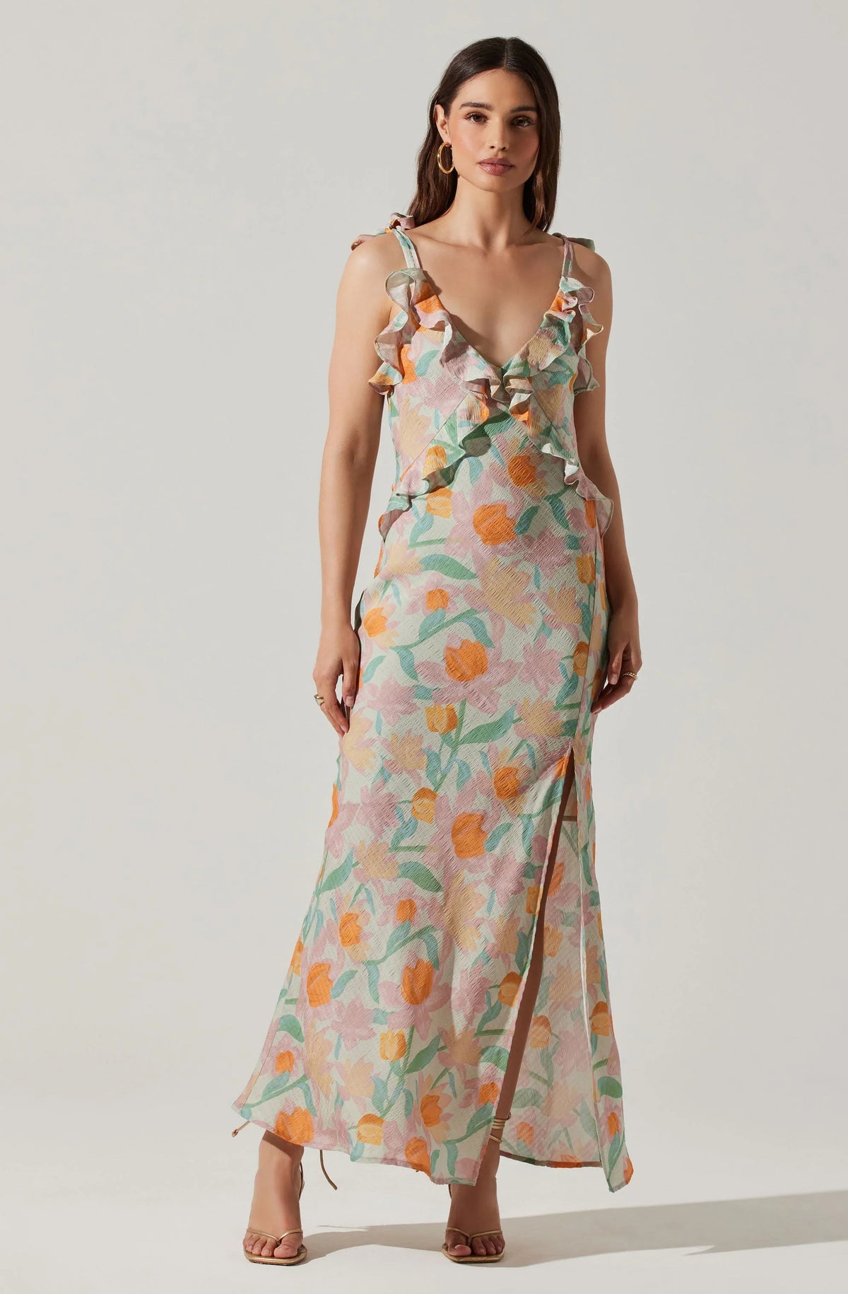 Lbruh Sorbae Floral Maxi Dress