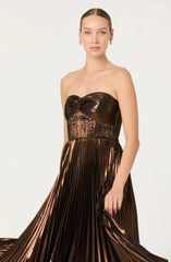 Lbruh Ascella Pleated Midi Dress
