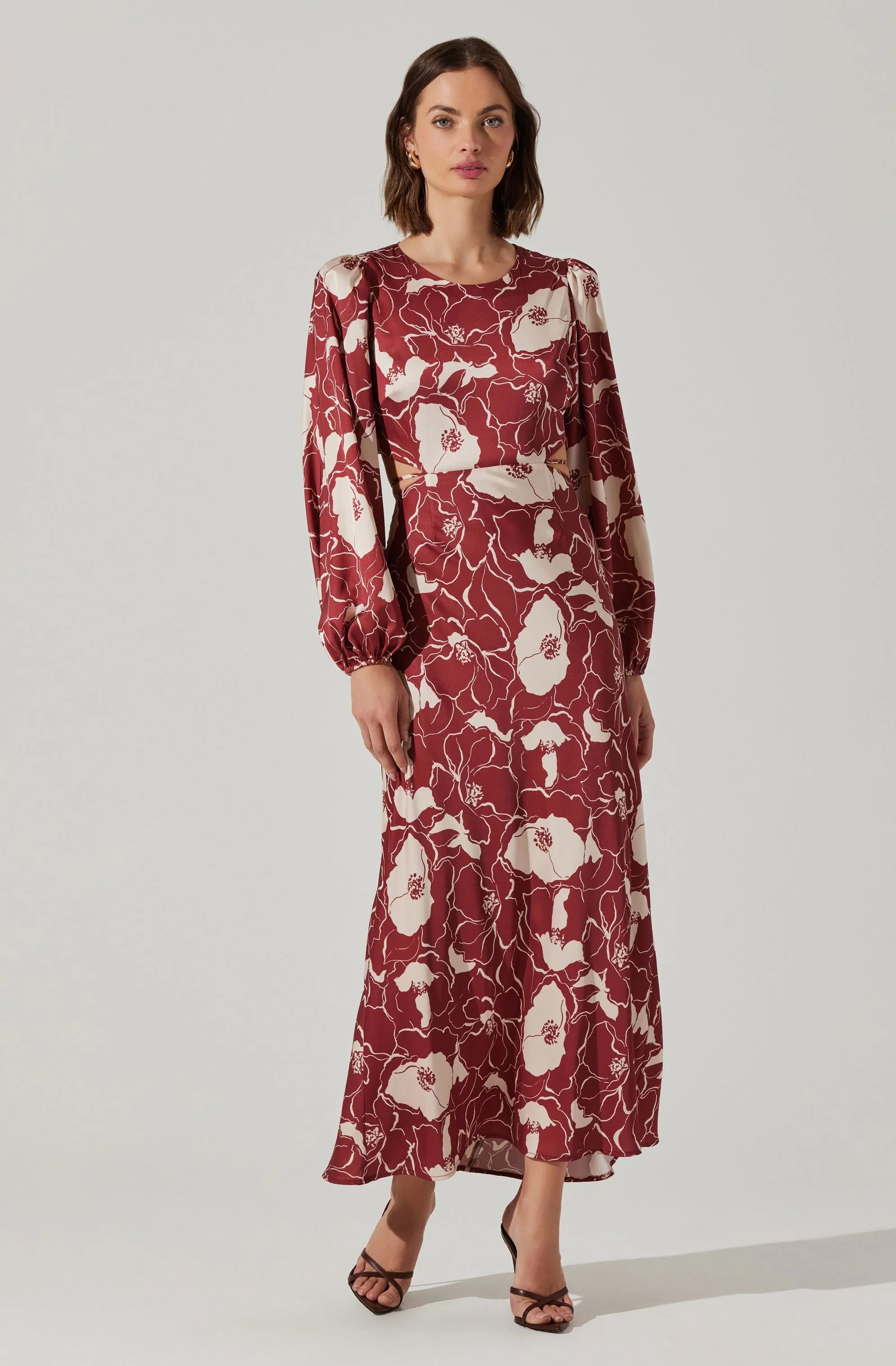 Lbruh Quinn Floral Cutout Maxi Dress