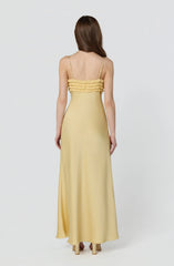 Inixyf Jade Ruffle Trim Maxi Dress