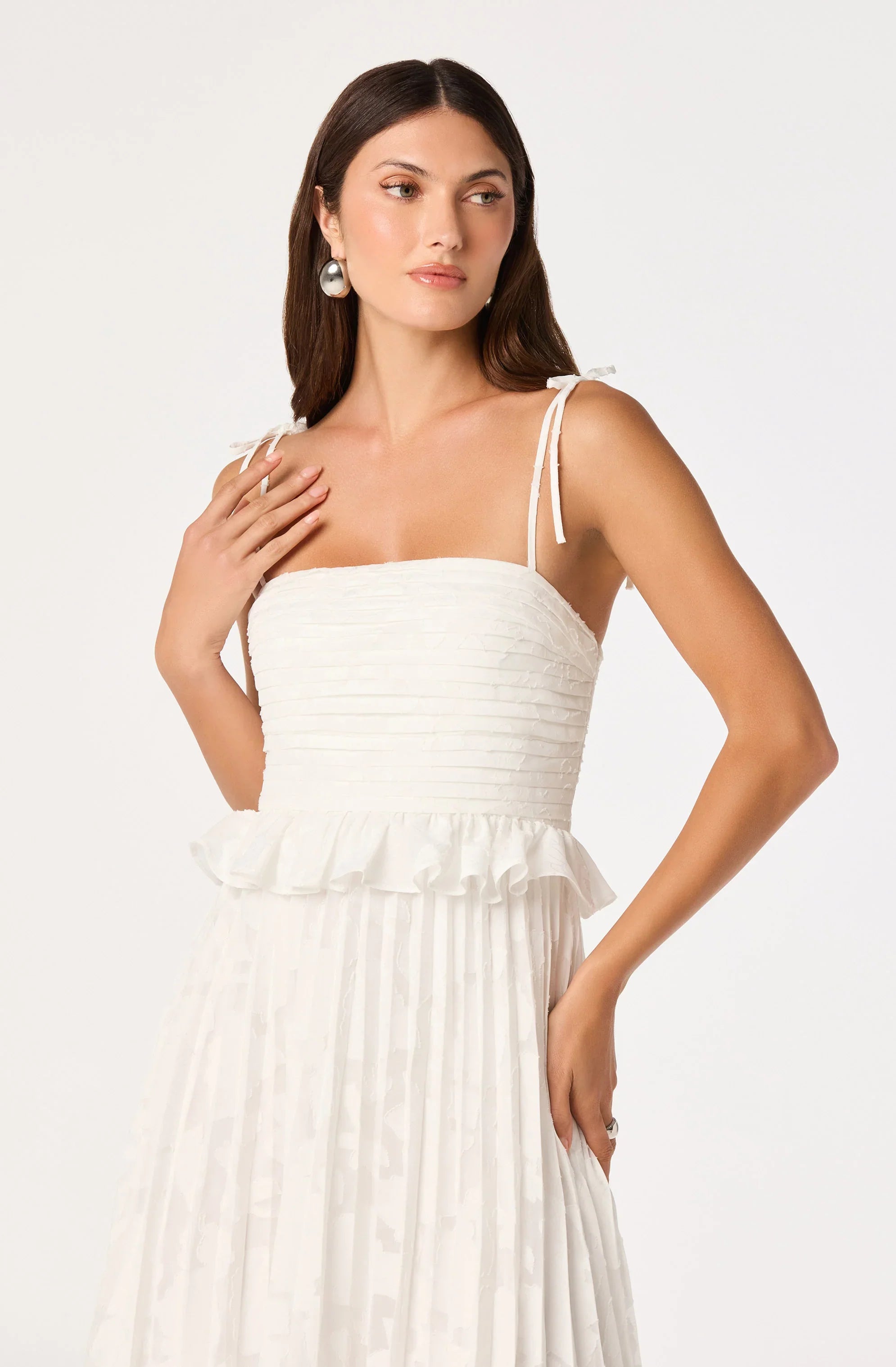 Inixyf Emerys Pleated Midi Dress