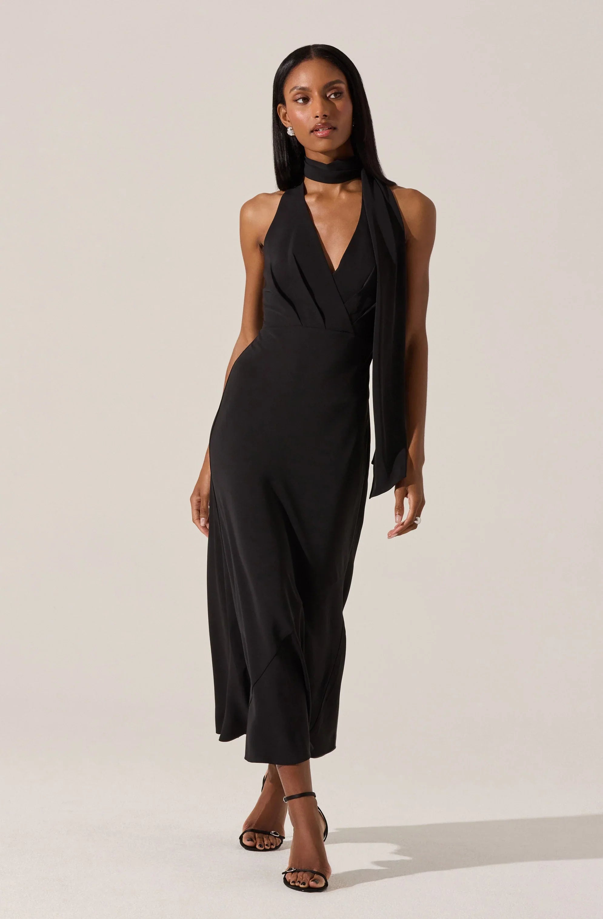 Lbruh Hilaire Halter Midi Dress