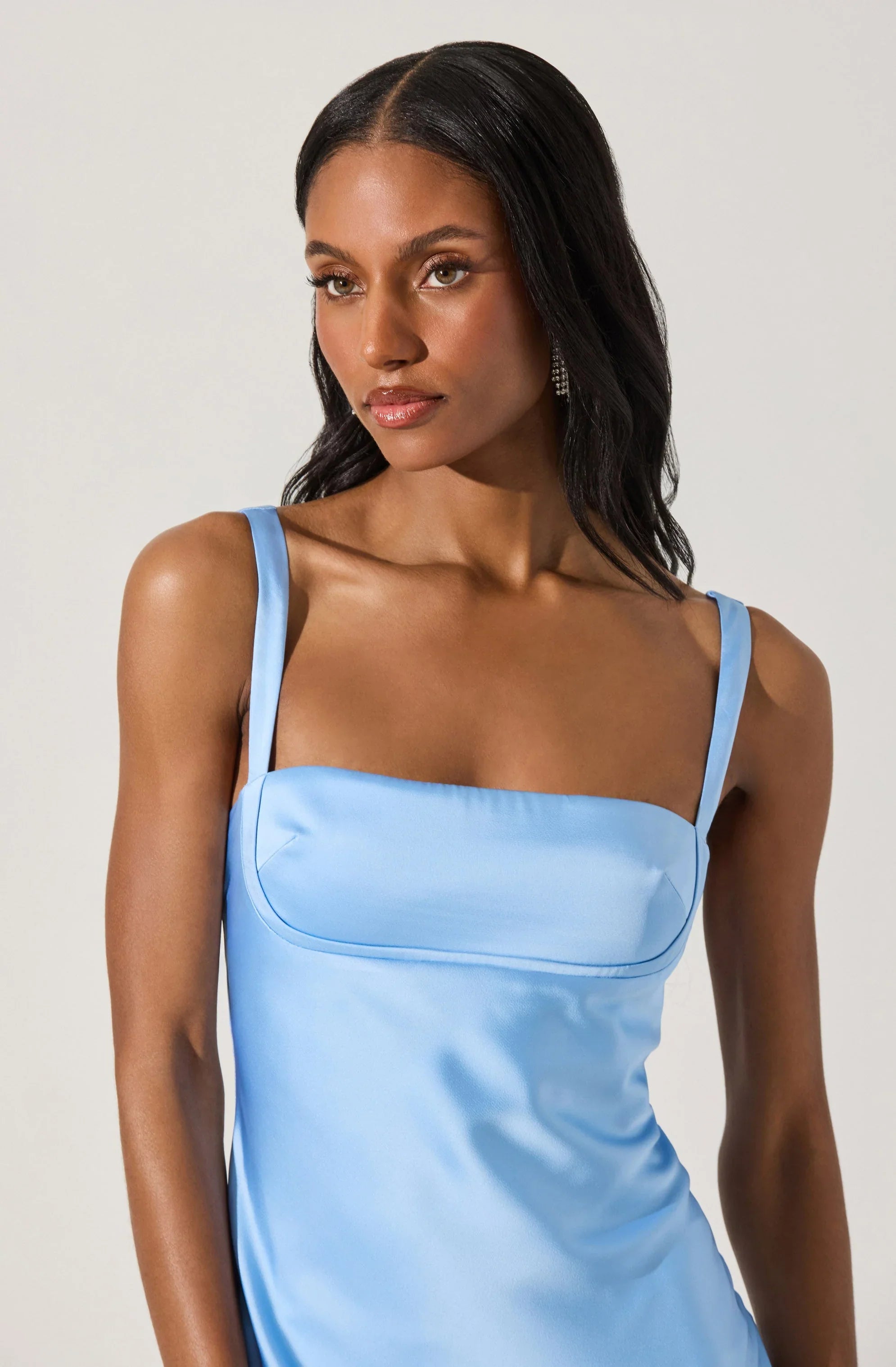 Inixyf Stacie Satin Maxi Dress