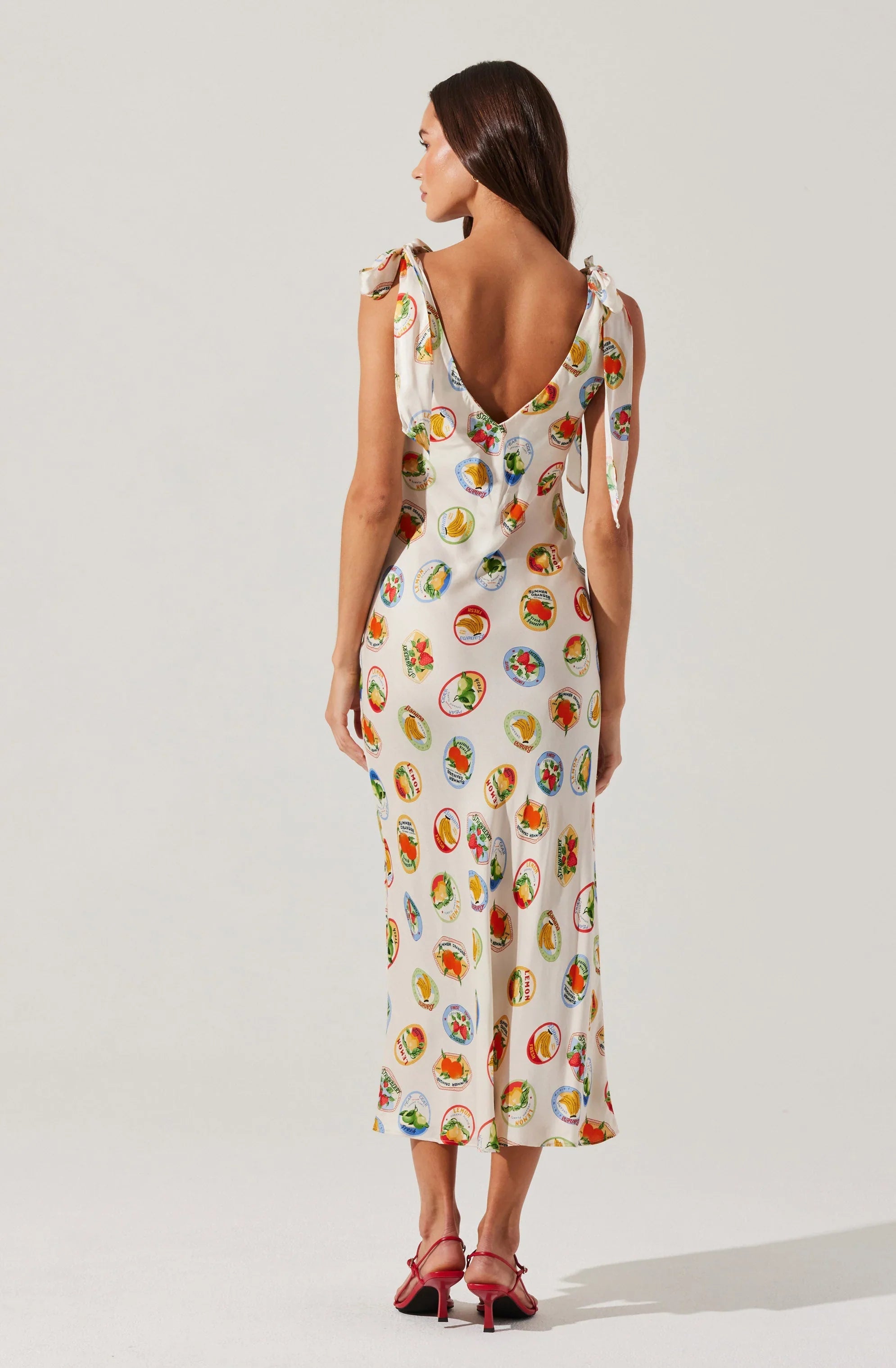 Lbruh Allexina Satin Cowl Neck Midi Dress