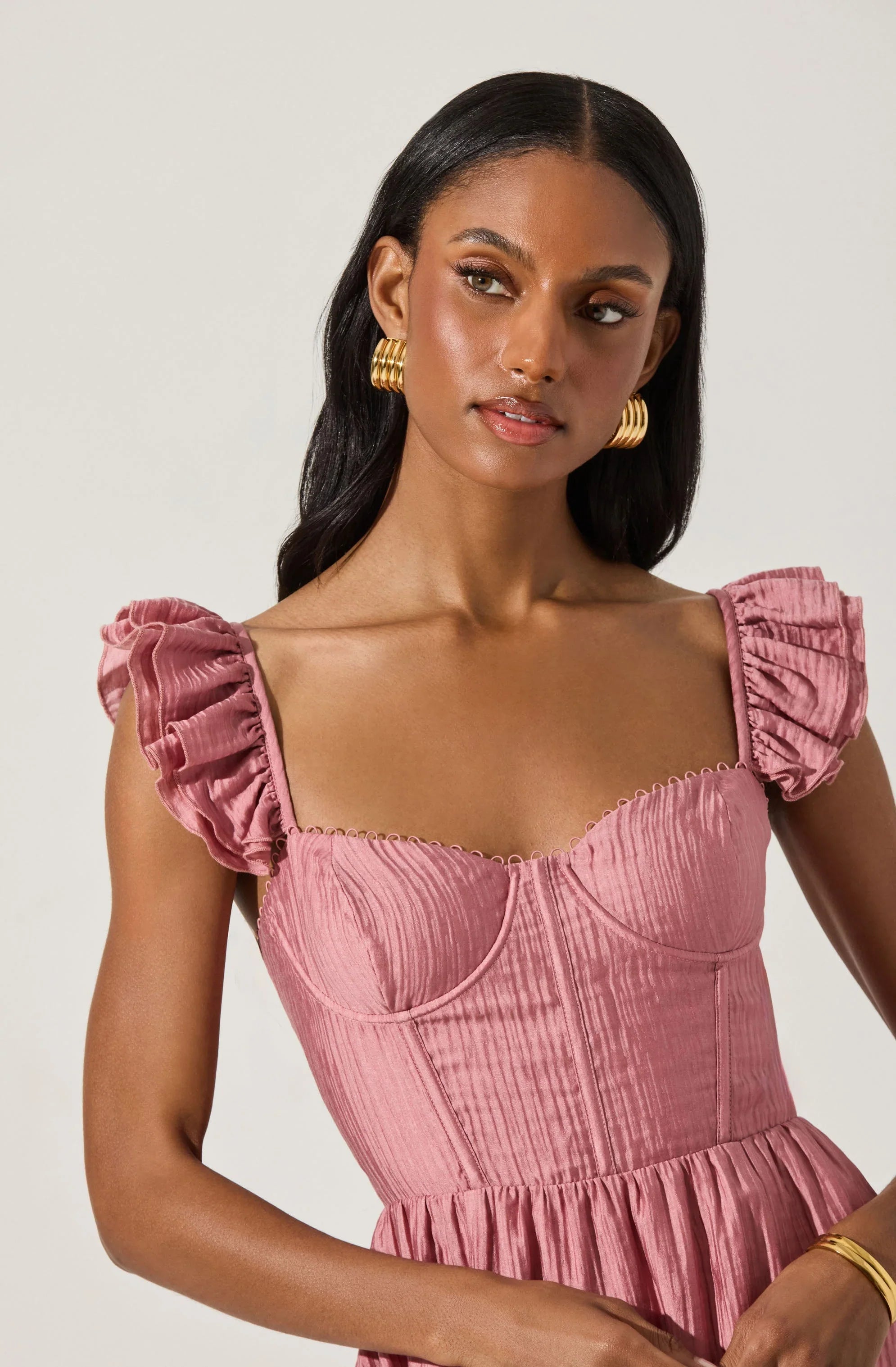 Lbruh Wedelia Bustier Midi Dress