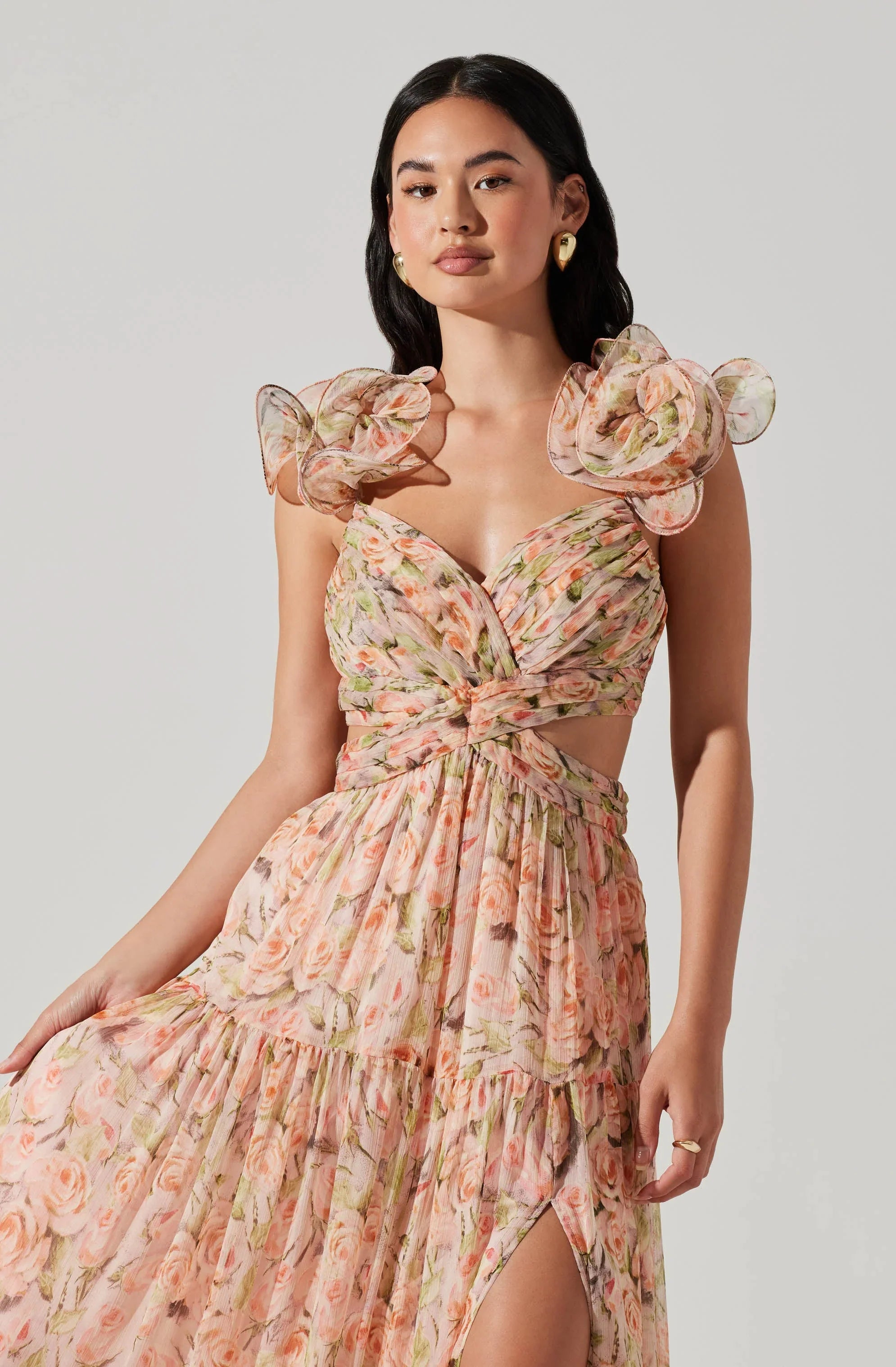 Lbruh Fritillaria Floral Maxi Dress