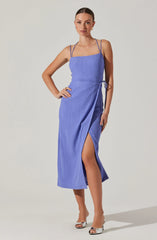 Lbruh Brinda Wrap Midi Dress
