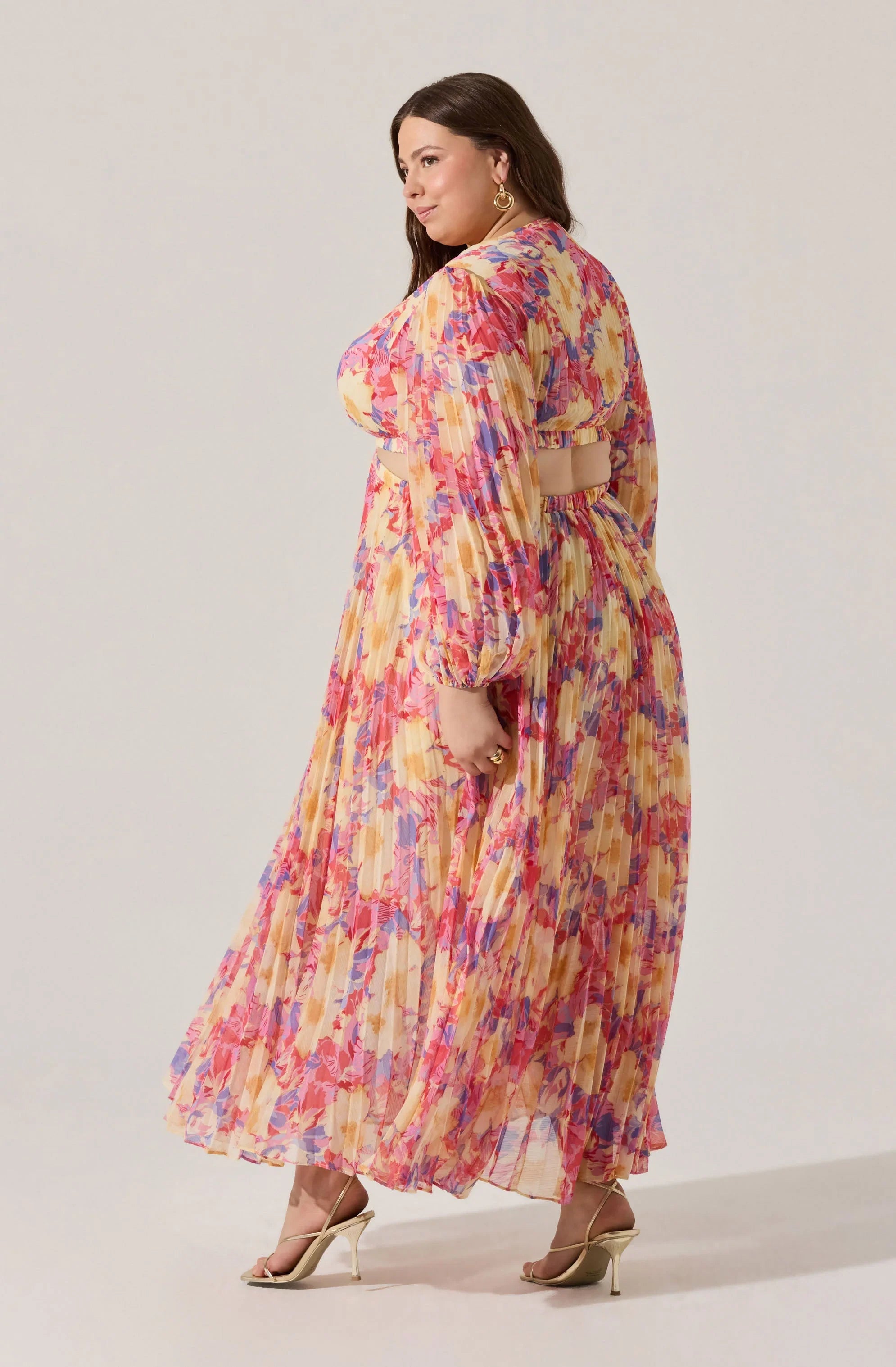 Lbruh Revery Floral Long Sleeve Maxi Dress