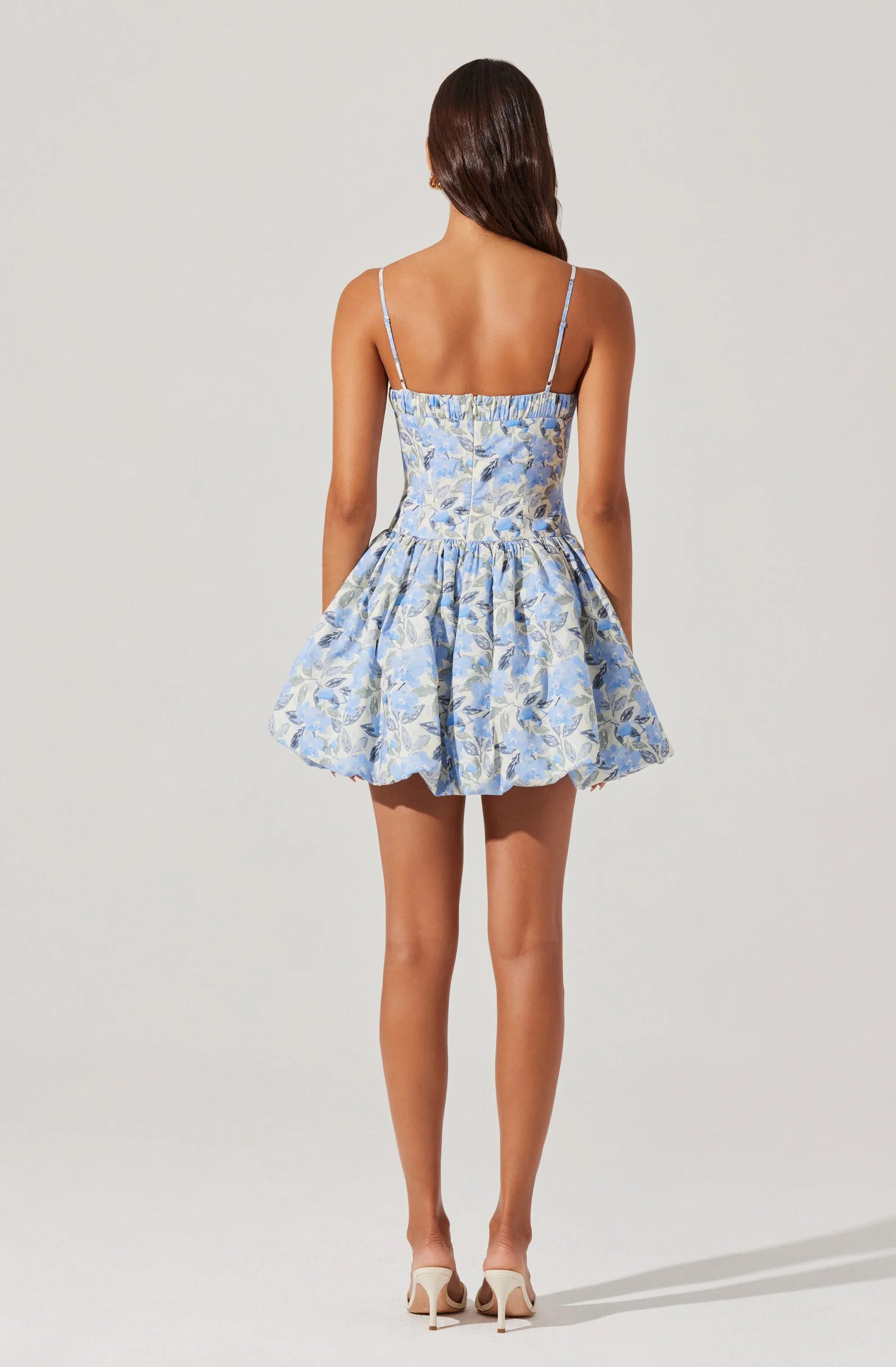 Lbruh Larissa Floral Bubble Mini Dress