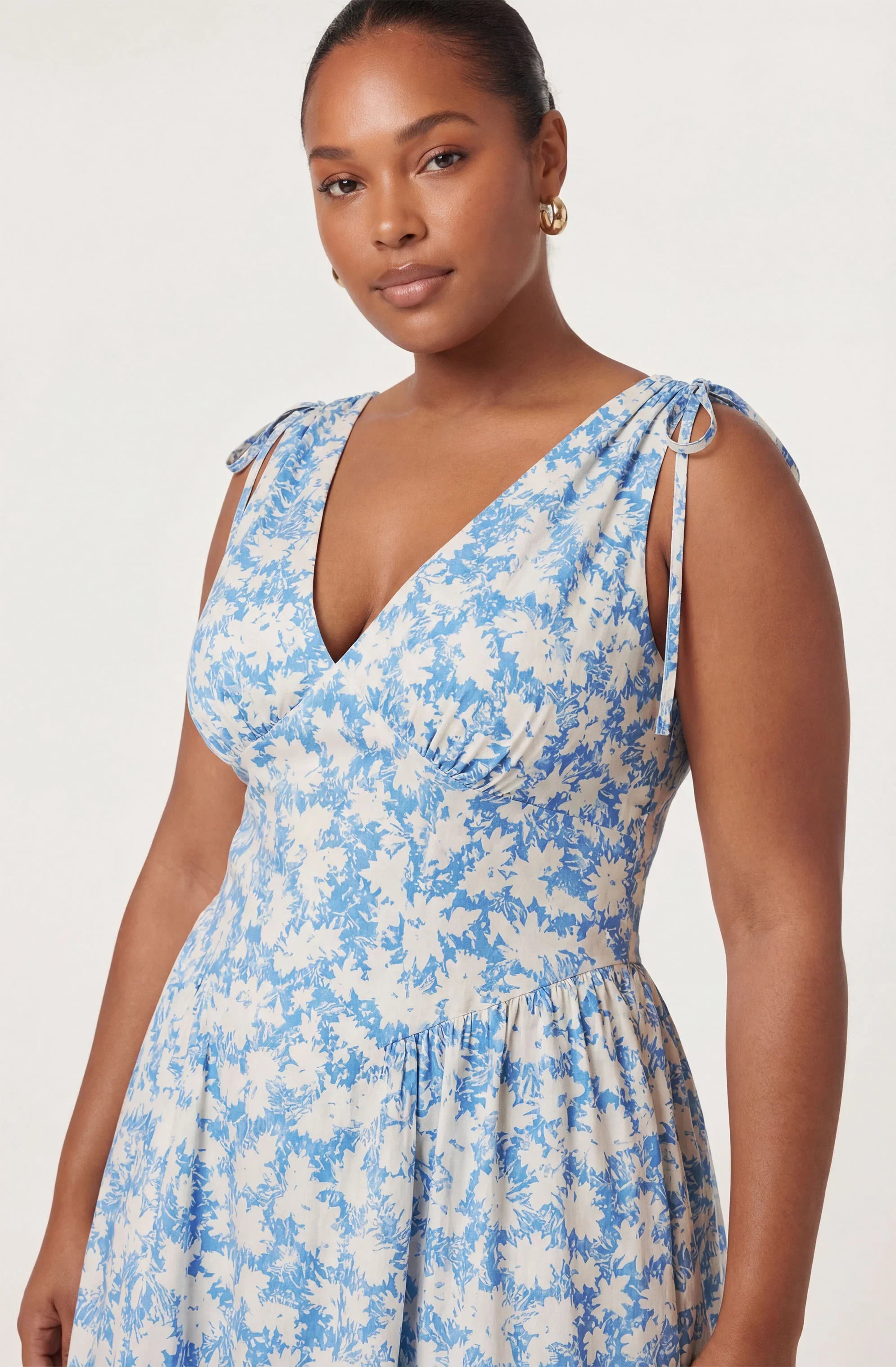 Inixyf Emmery Floral Wrap Midi Dress