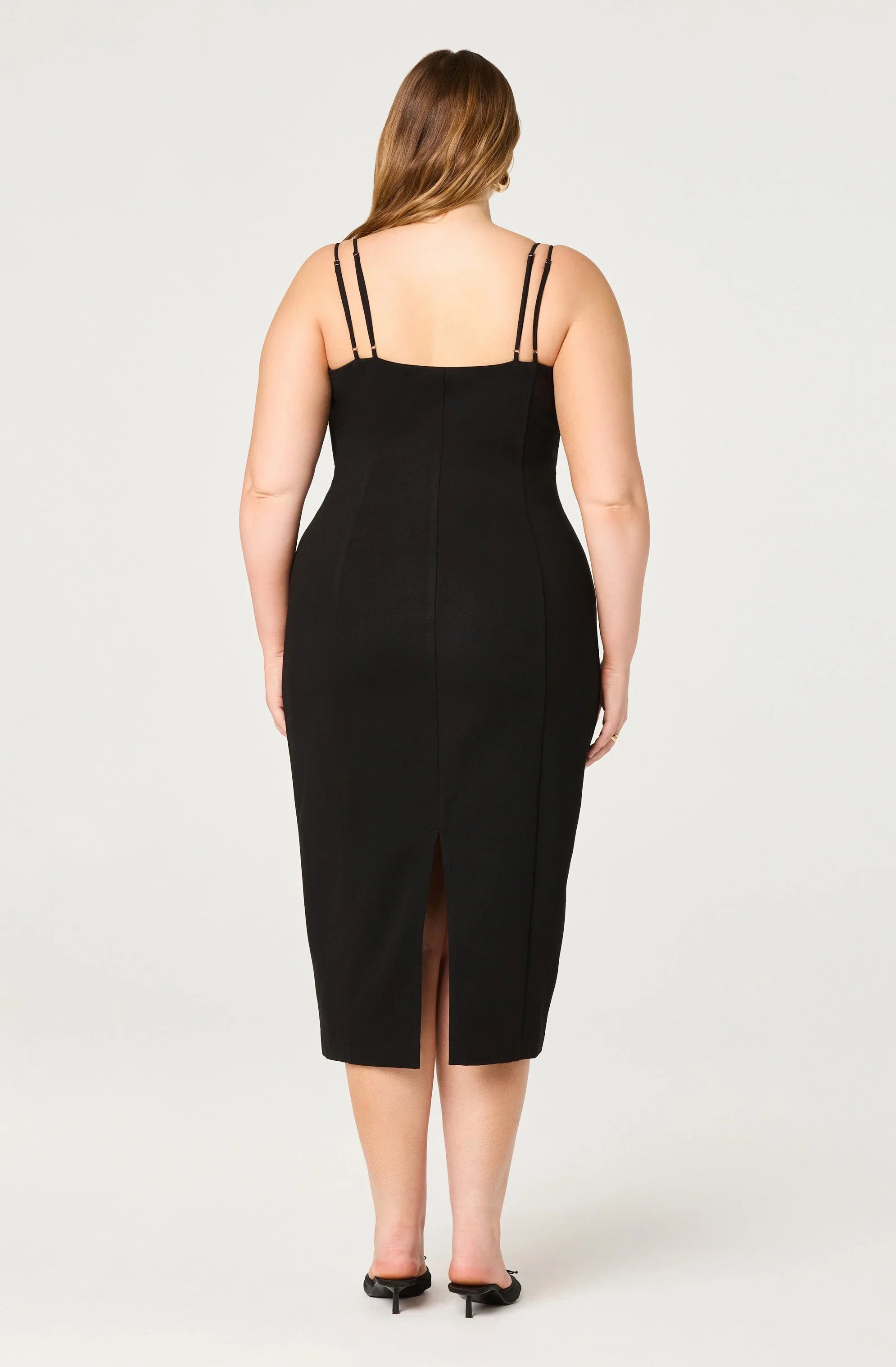 Lbruh Allura Peekaboo Lace Midi Dress