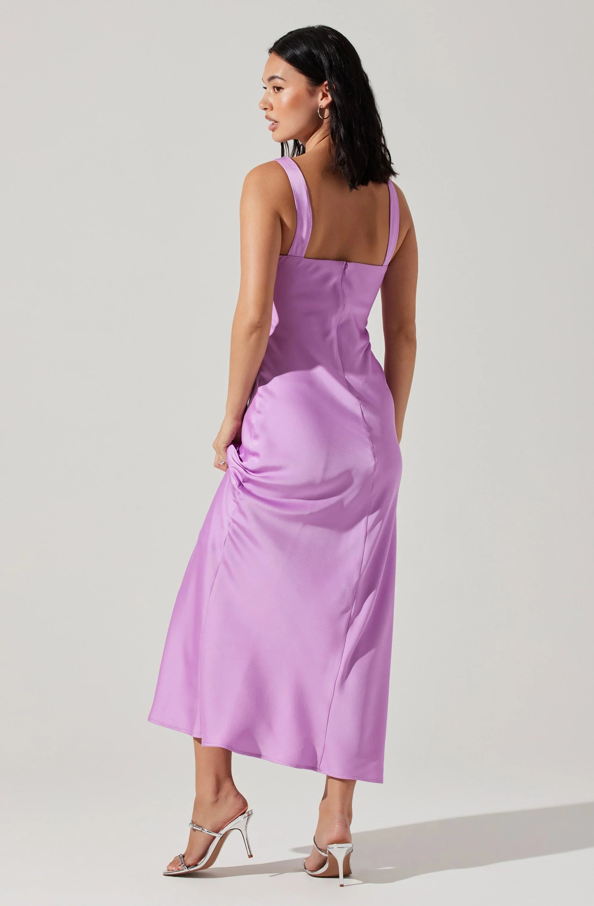 Inixyf Stacie Satin Maxi Dress