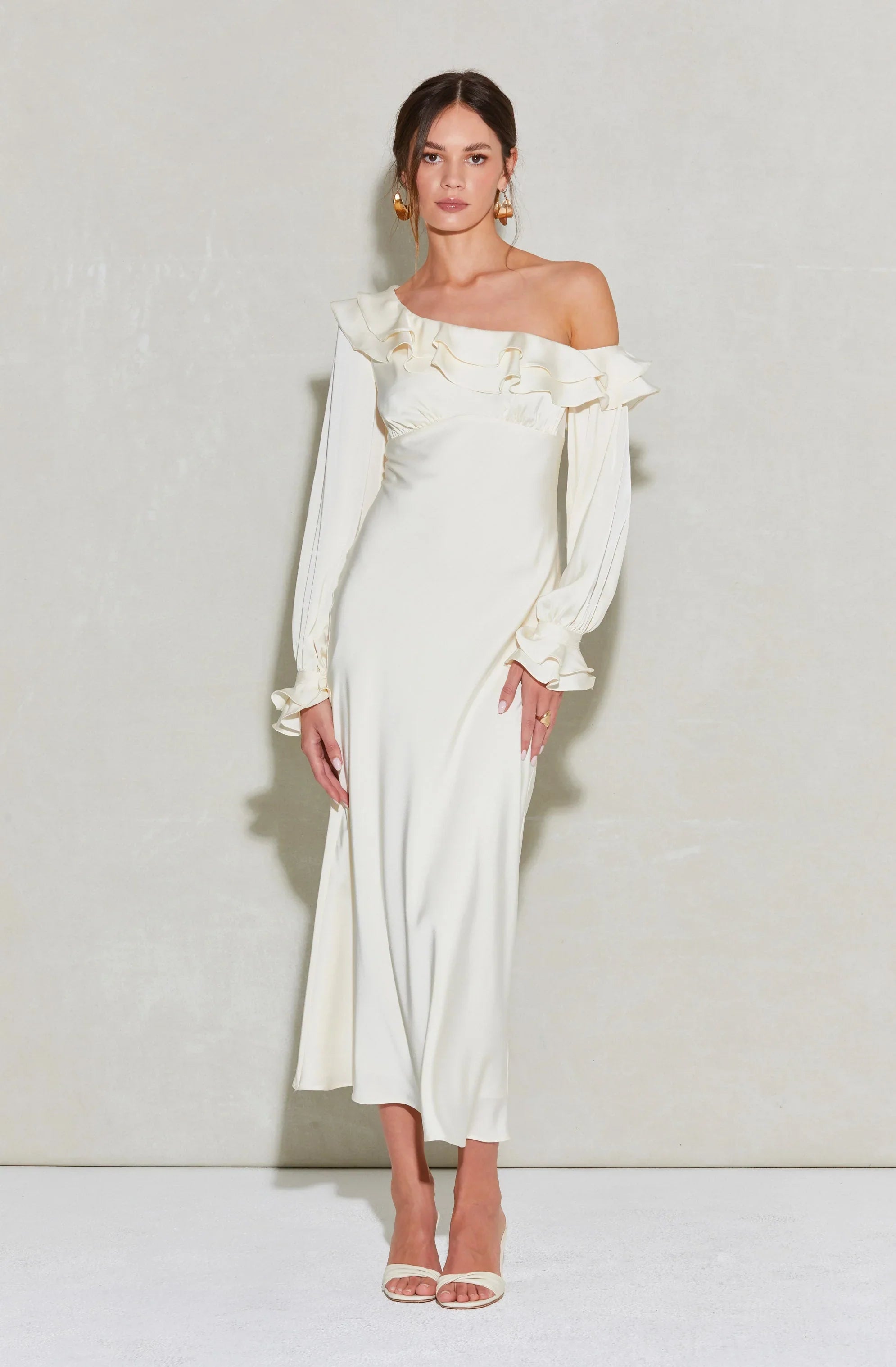 Lbruh Coraline Satin Midi Dress