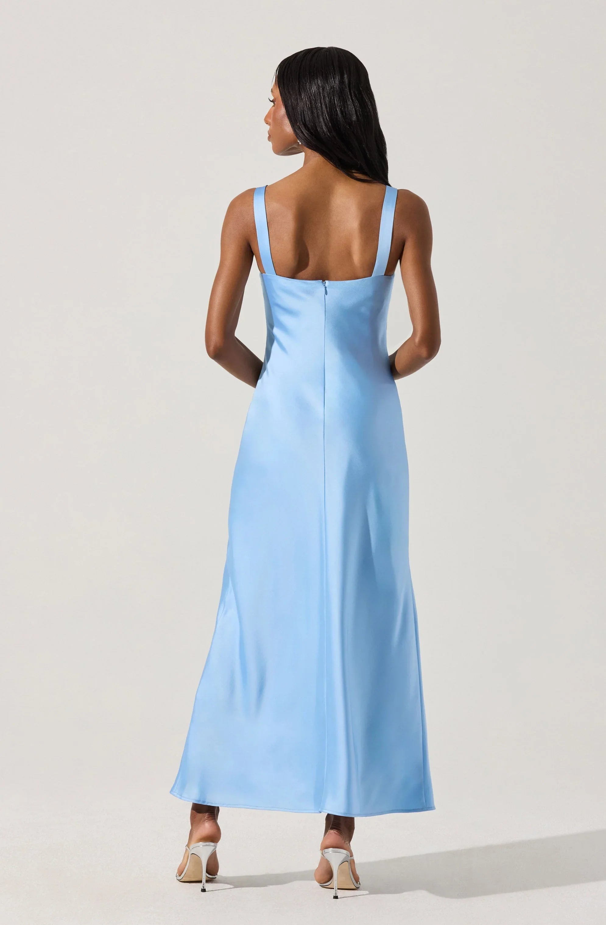 Inixyf Stacie Satin Maxi Dress