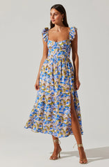 Inixyf Wedelia Floral Midi Dress 4/30