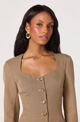 Lbruh Tailored Sweetheart Mini Dress