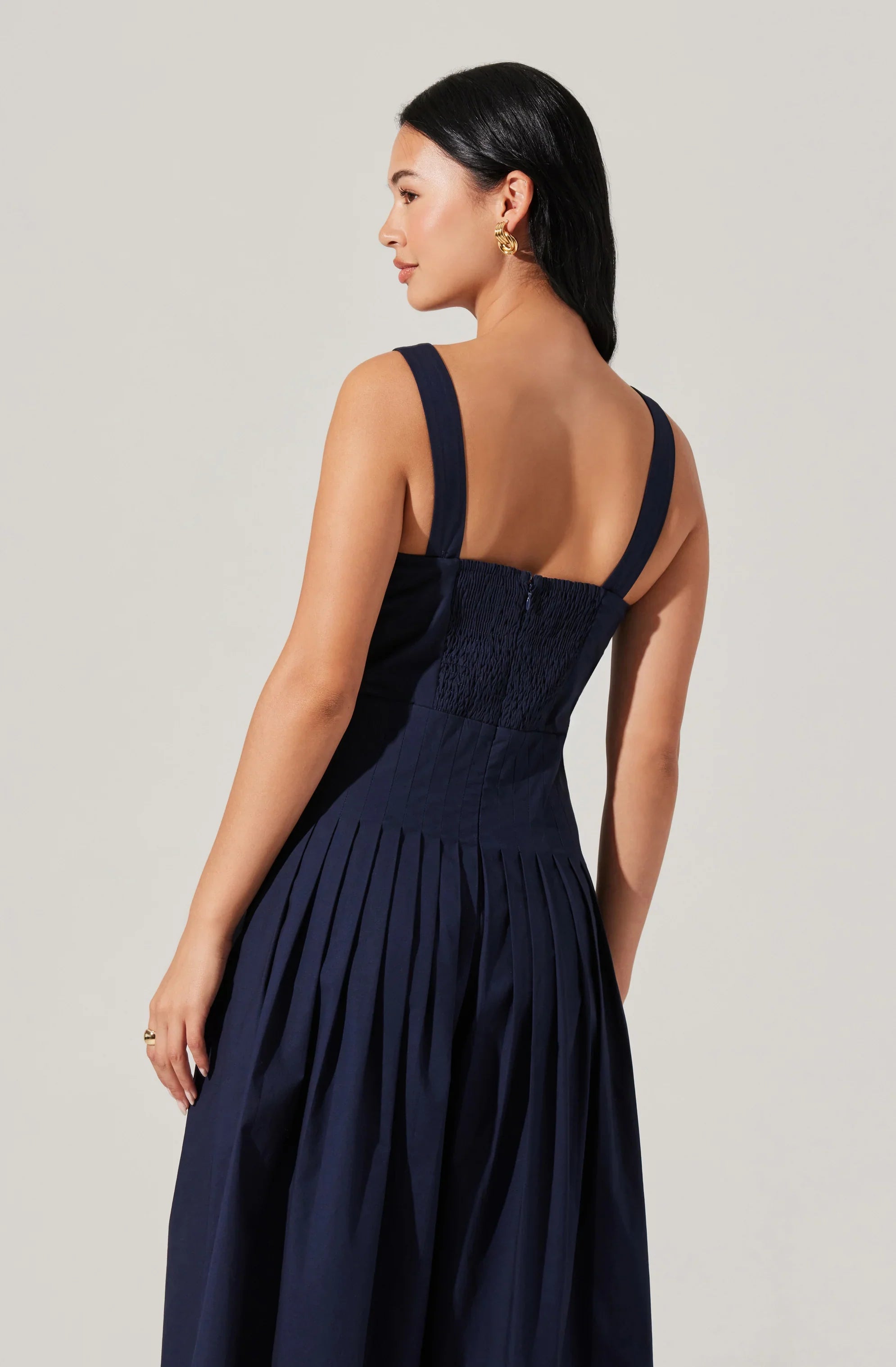 Lbruh Aeryn Pleated Wide Leg Jumpsuit