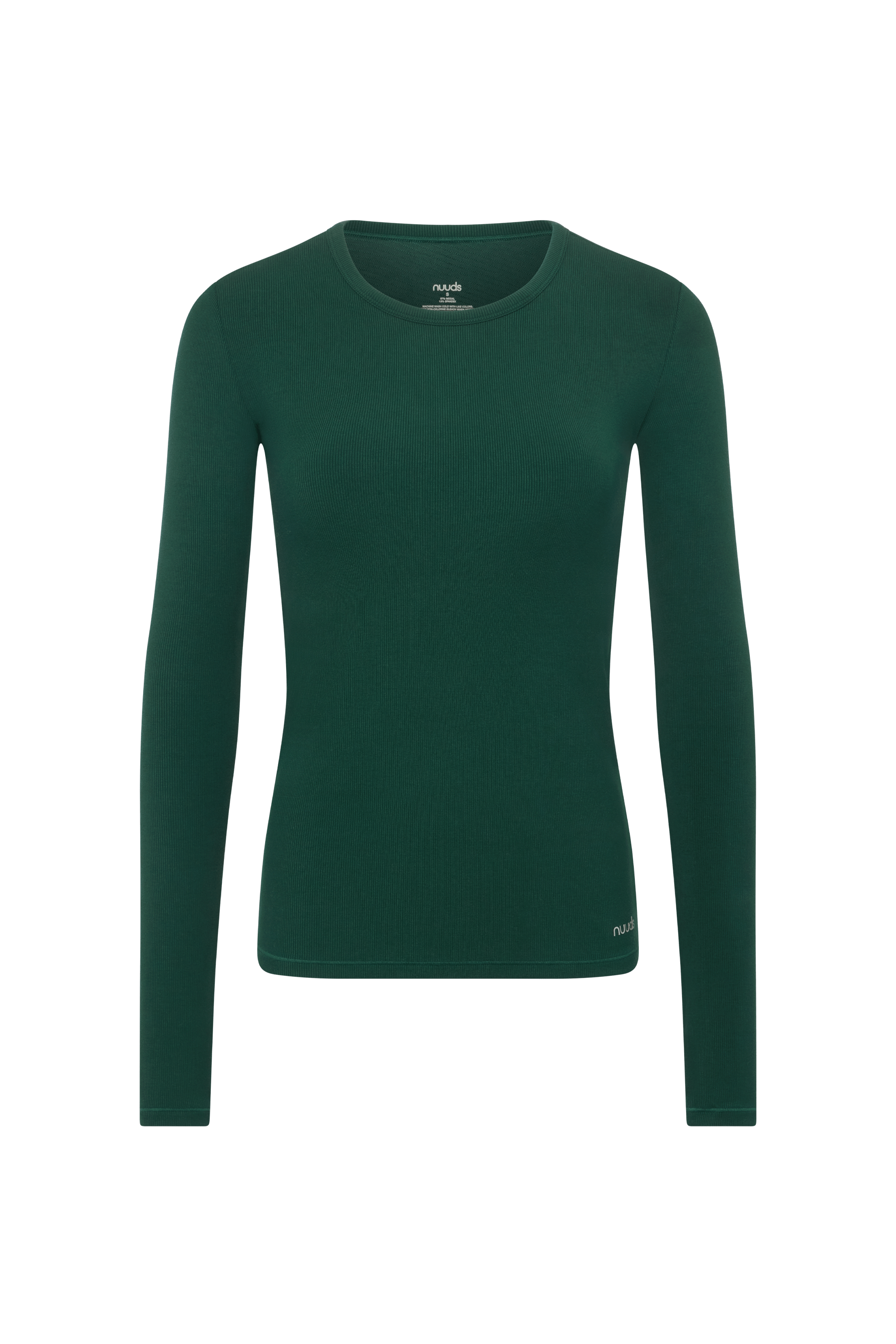 Sporty Rib Bra Long Sleeve | Blackpine