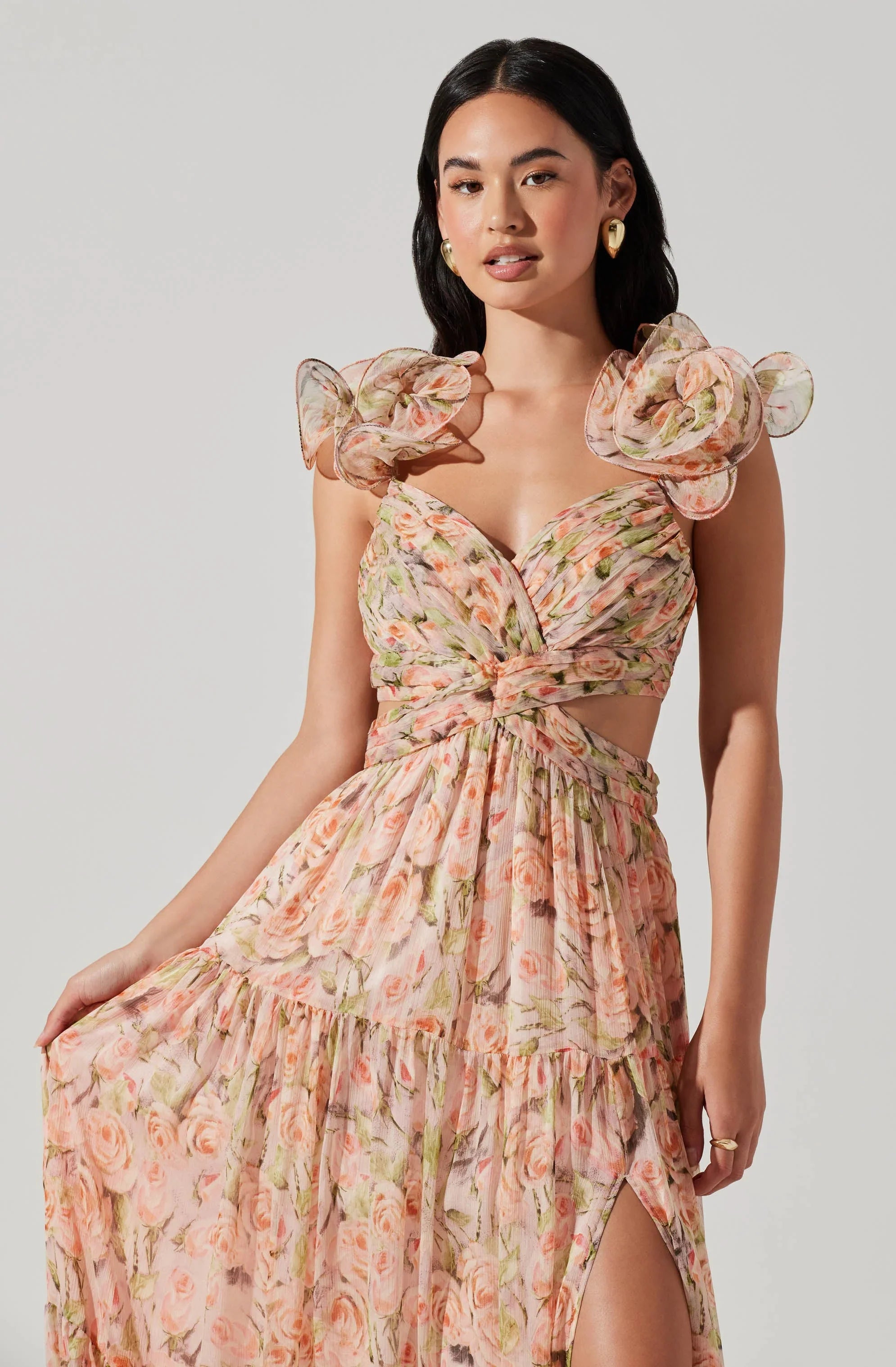 Lbruh Fritillaria Floral Maxi Dress