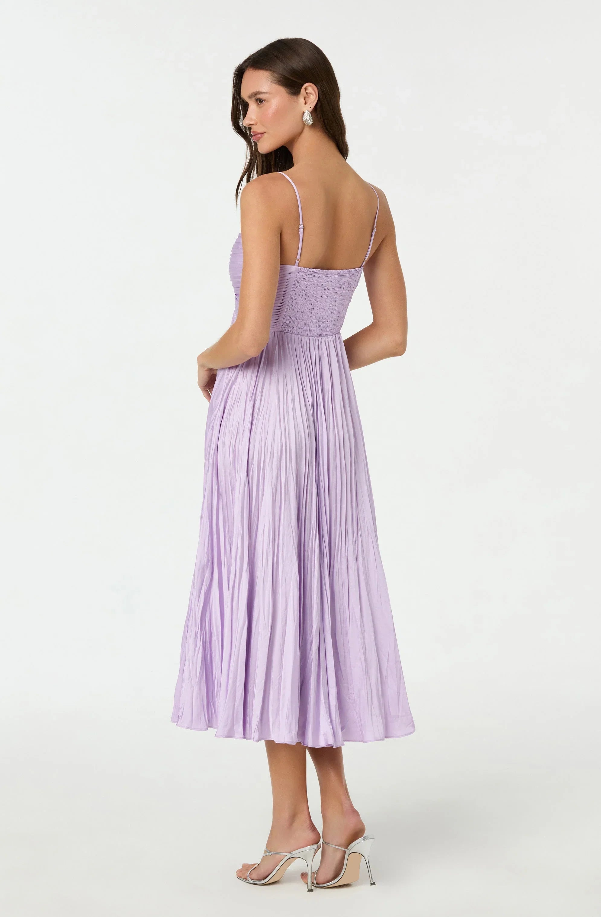 Inixyf Maeve Pleated Midi Dress