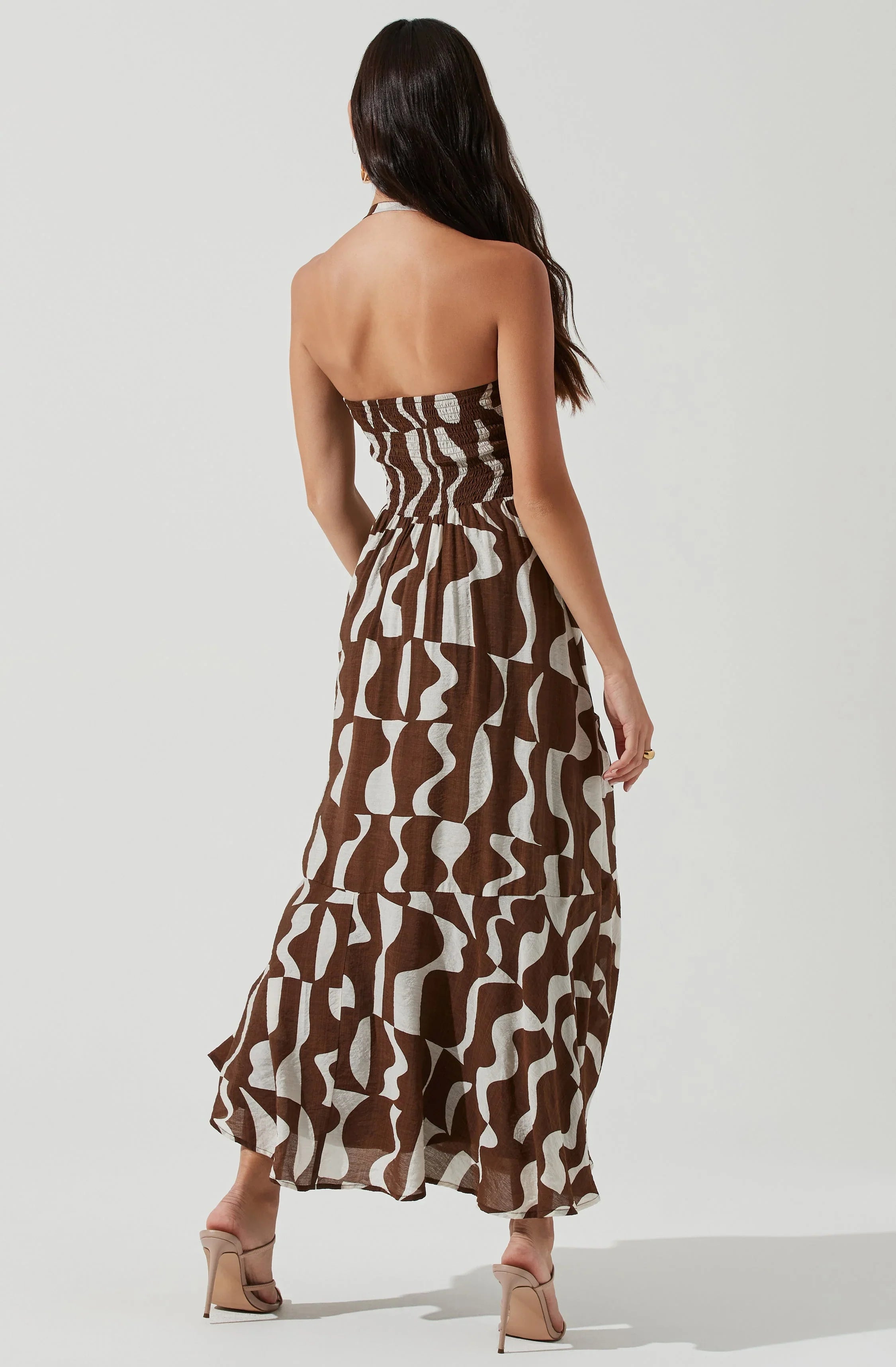 Lbruh Mariella Halter Maxi Dress