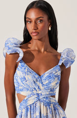 Lbruh Fritillaria Floral Maxi Dress
