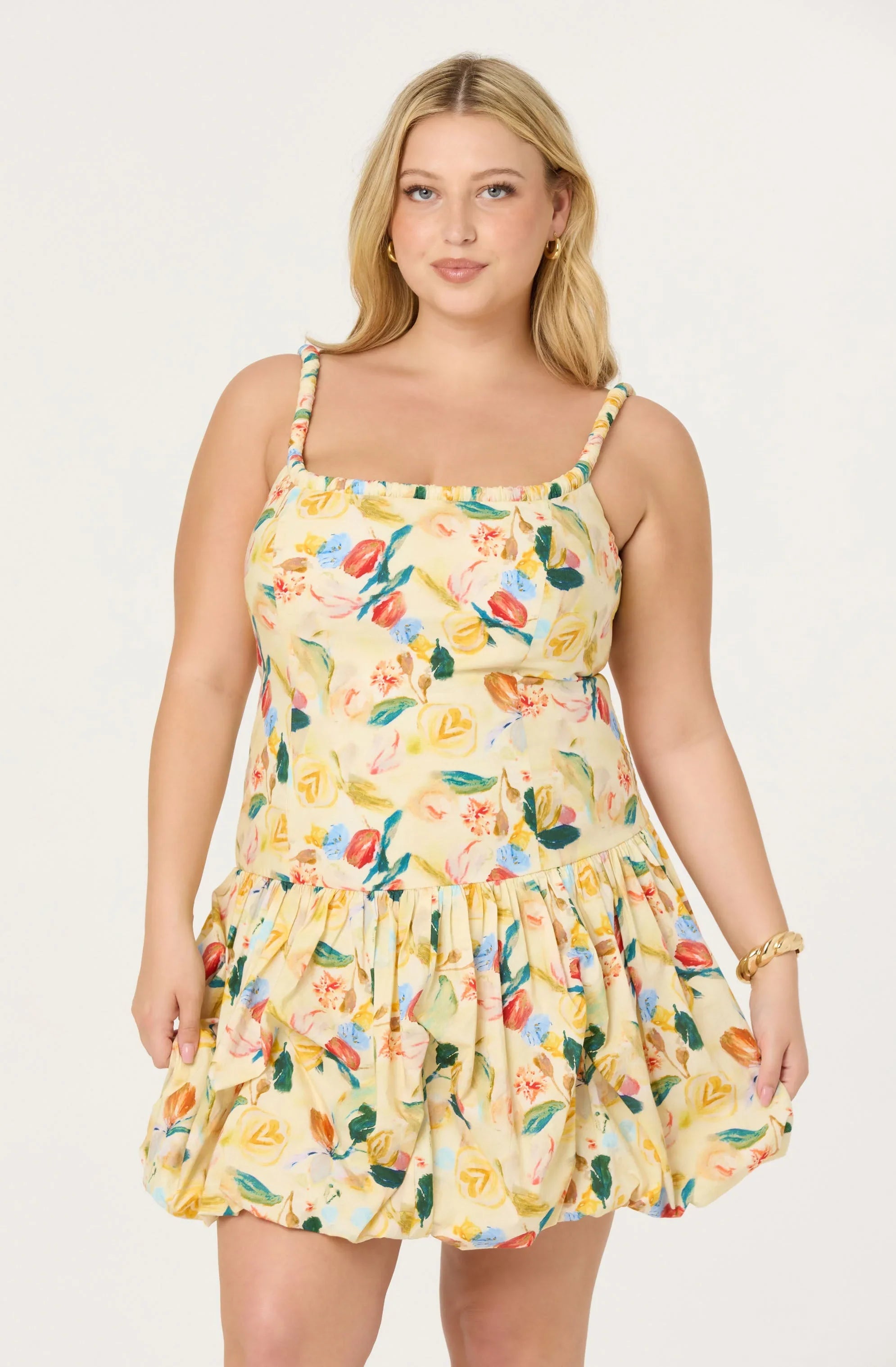 Lbruh Keyla Floral Bubble Dress