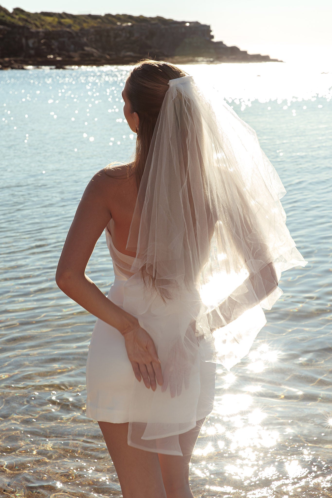 Always And Forever Back Bow Mini Dress White Secondary image