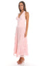 Cassia Halter Lace Maxi Dress Pink
